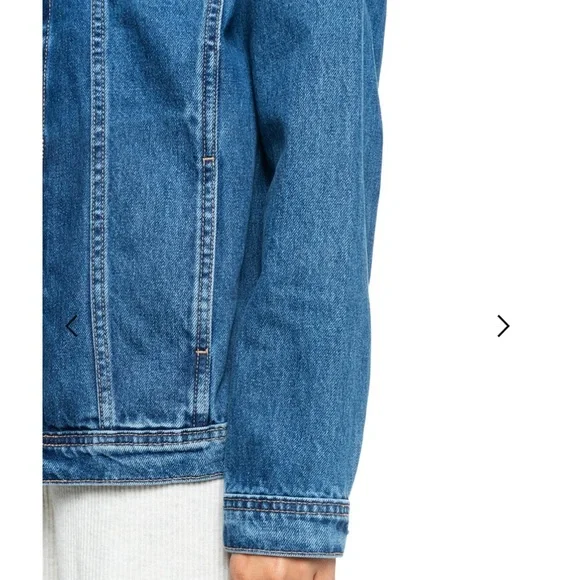NWT Roxy Mountain Road Denim Jacket